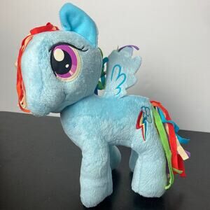 2014 My Little Pony G4 Rainbow Dash 10" Plush Hasbro Funrise MLP